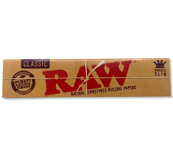 Raw Classic King Size Slim Rolling Paper - 50 Papers