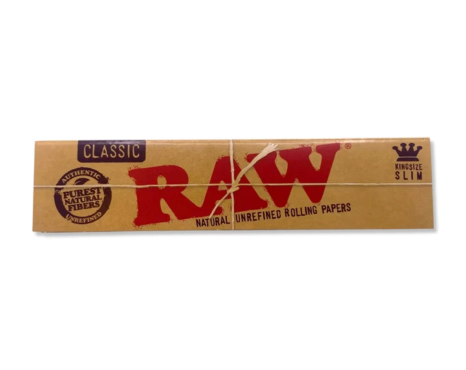 Raw Classic King Size Slim Rolling Paper - 50 Papers